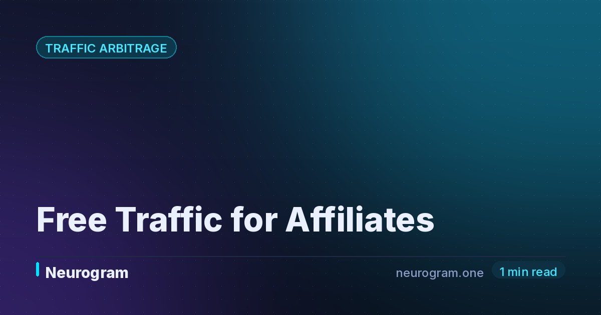 Free Traffic for Affiliates