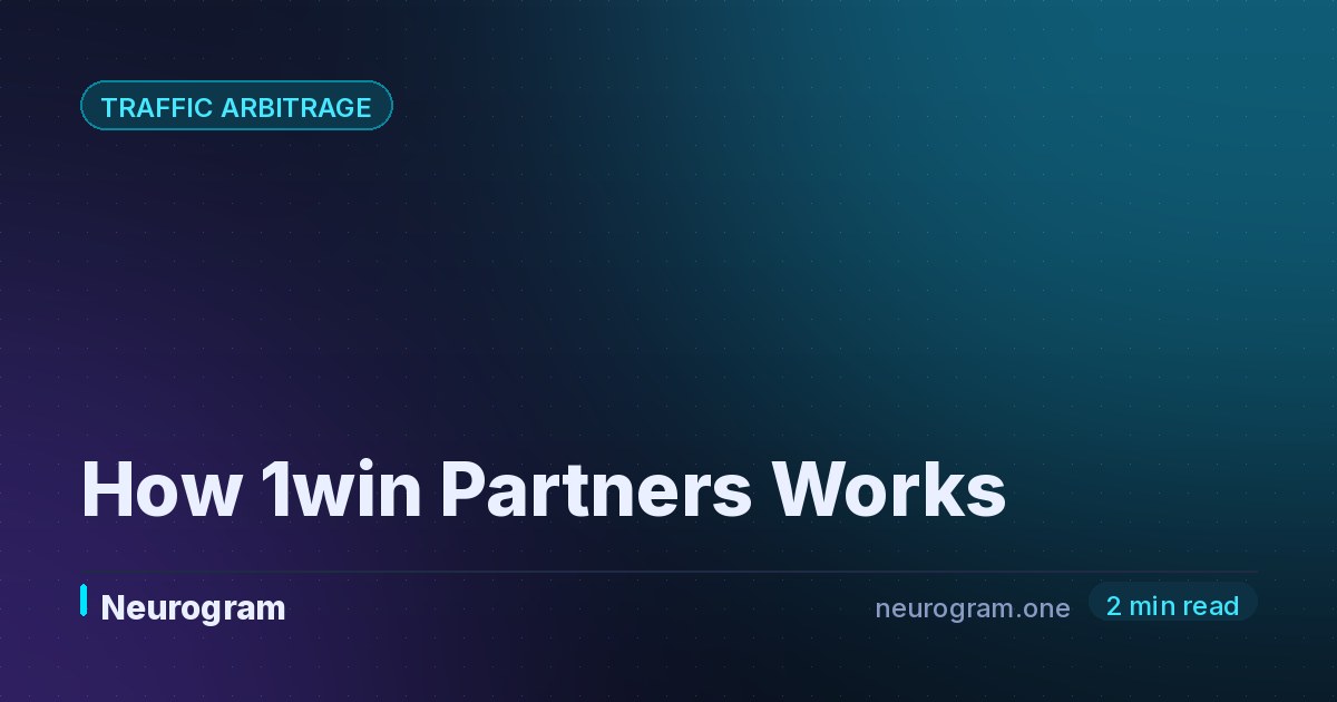 How 1win Partners Works
