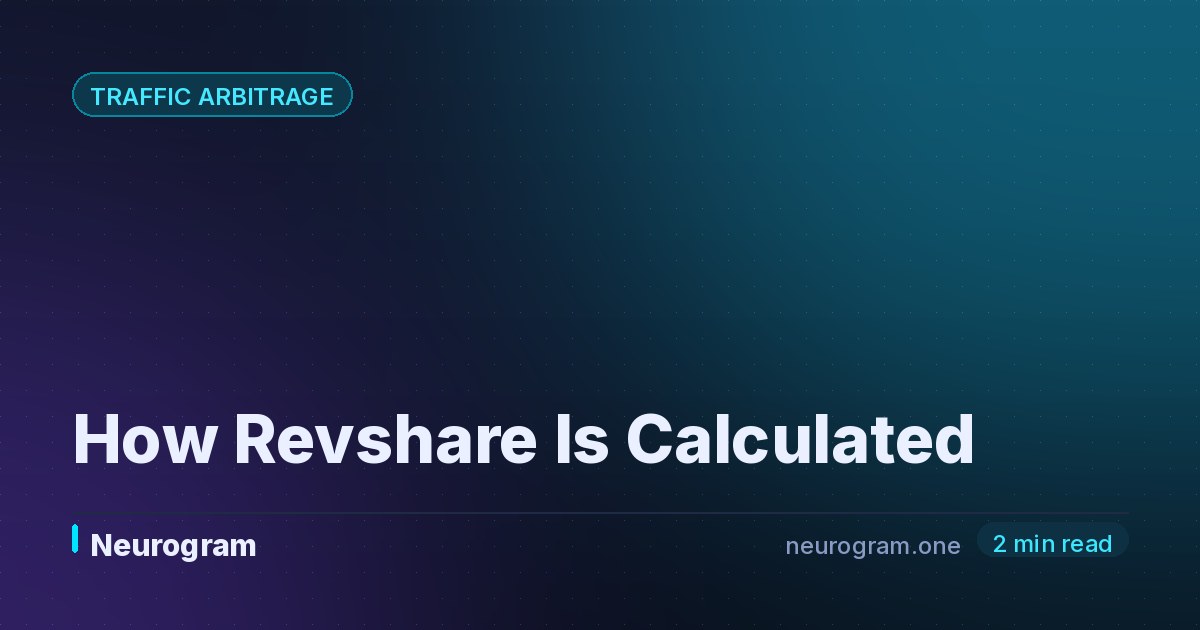 How Revshare Is Calculated