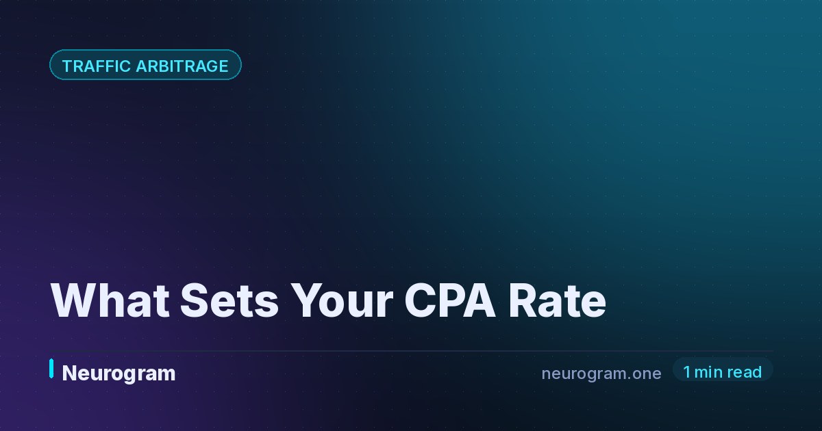 What Sets Your CPA Rate